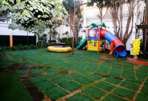 Área Ajardinada Buffet Infantil Jardim dos Sonhos Tatuapé